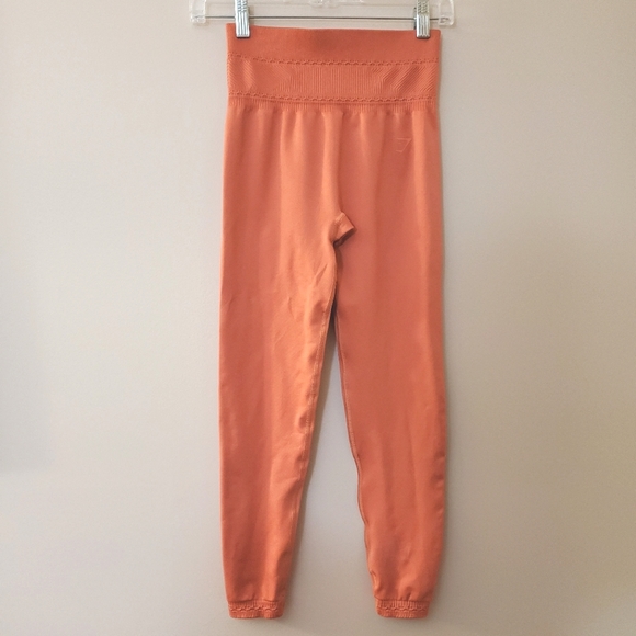 Gymshark studio leggings in orange - Size M - Picture 3 of 7